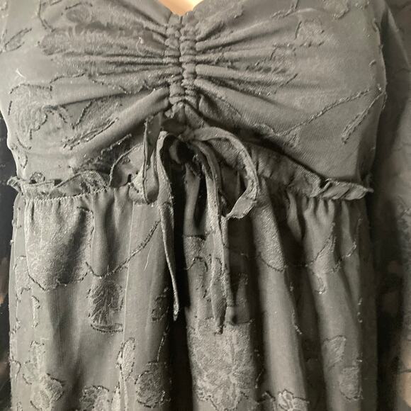 Bloomfield Collection Mini Dress Womens Small Floral Black - Picture 8 of 13